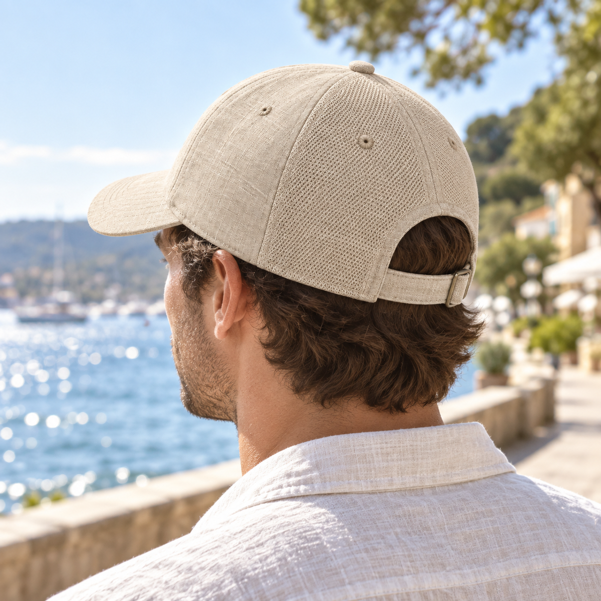 Mesh-Back Breathable Baseball Cap