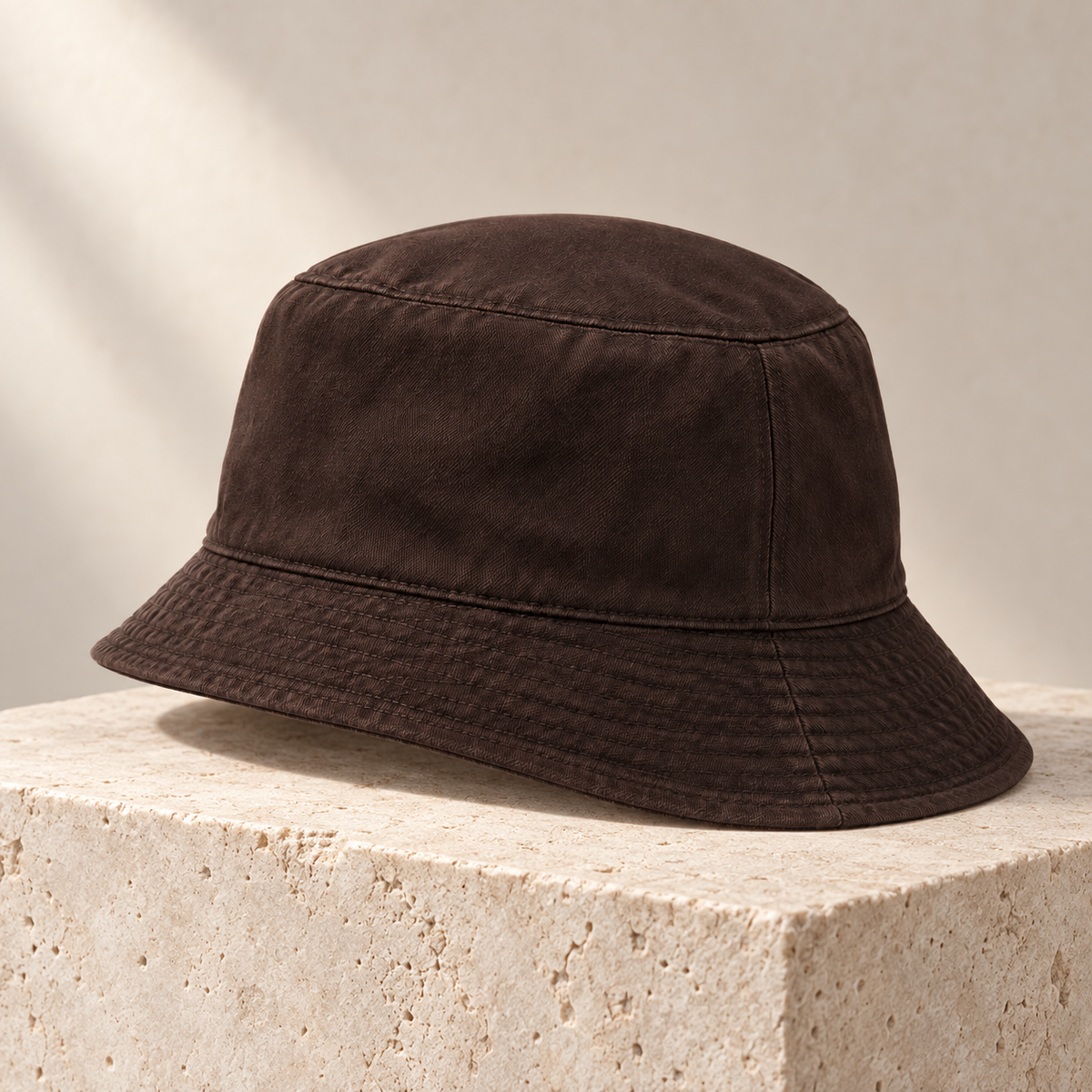 Sculpted Asymmetrical Bucket Hat