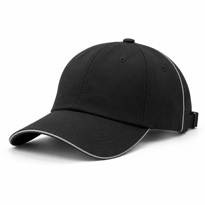 Reflective-Trim Safety Cap