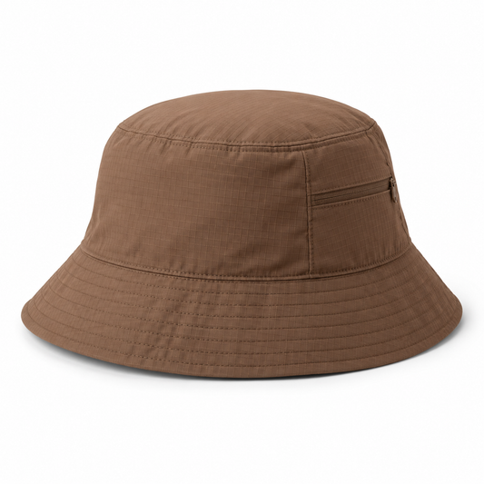 Hidden-Pocket Bucket Hat