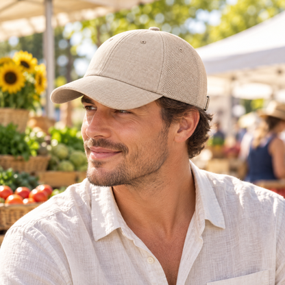 Mesh-Back Breathable Baseball Cap