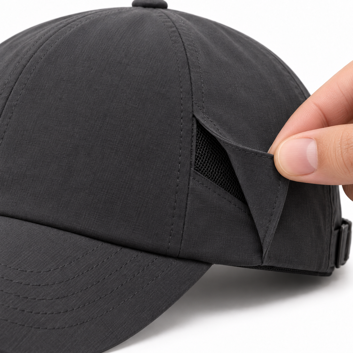 Hidden-Vent Baseball Cap