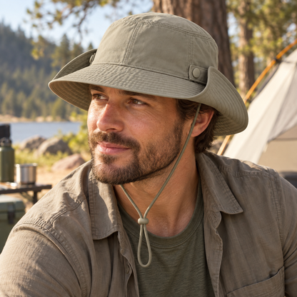 Convertible Snap-Brim Sun Hat