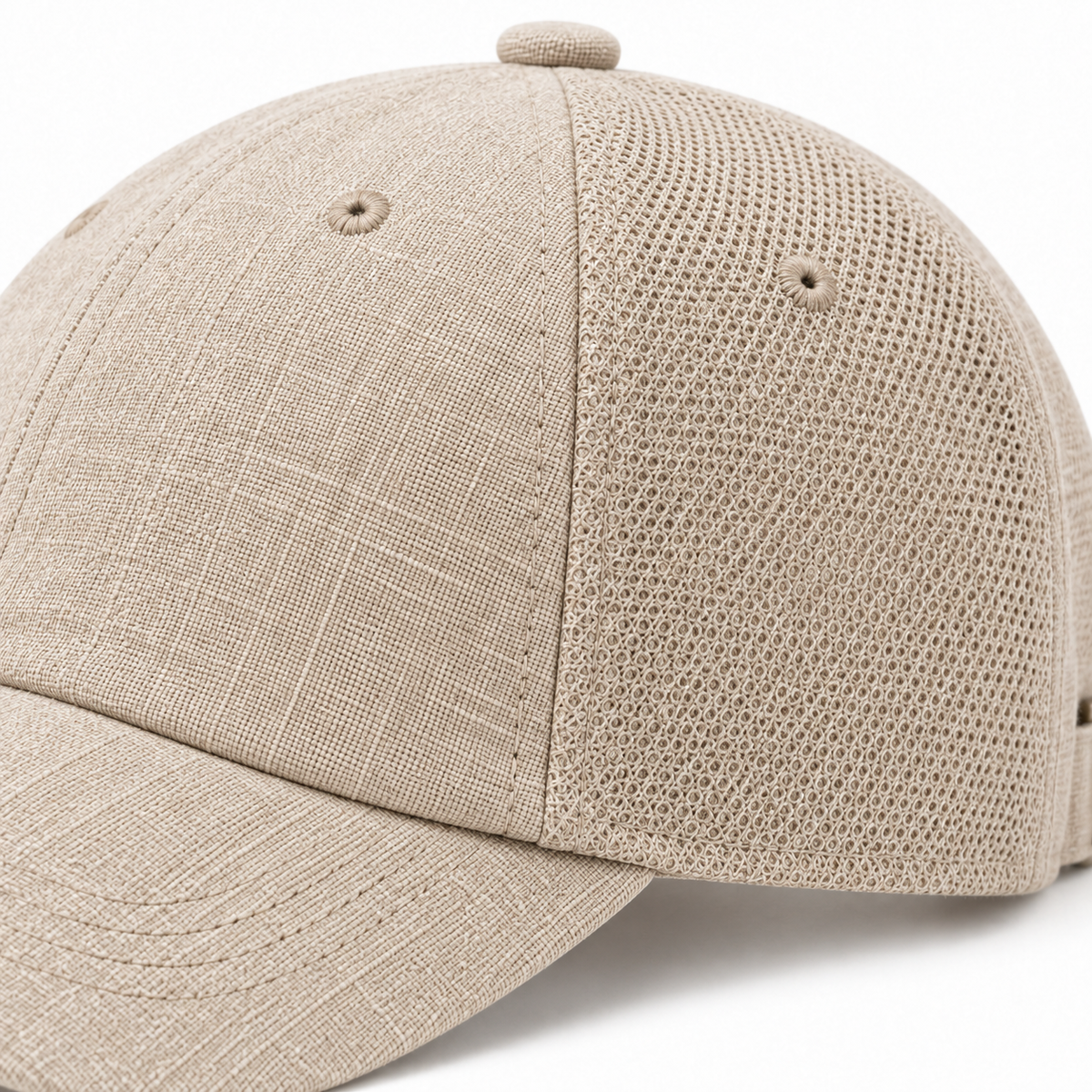 Mesh-Back Breathable Baseball Cap