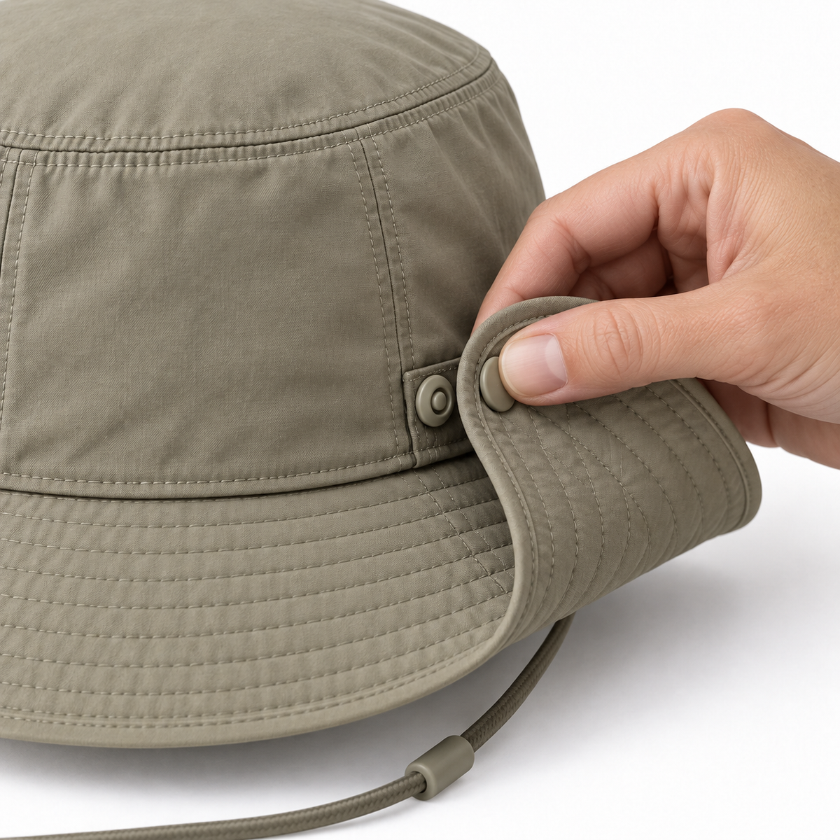 Convertible Snap-Brim Sun Hat