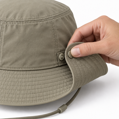 Convertible Snap-Brim Sun Hat
