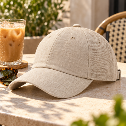 Mesh-Back Breathable Baseball Cap