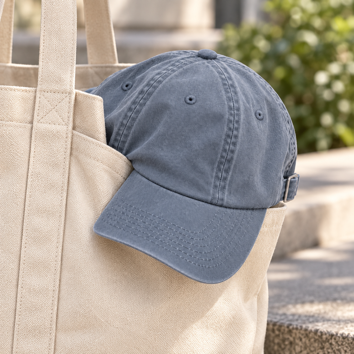 Packable Washed Cotton Cap
