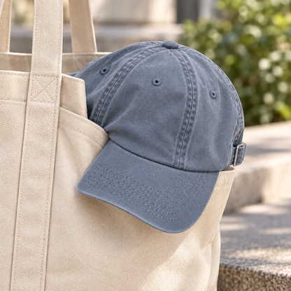 Packable Washed Cotton Cap