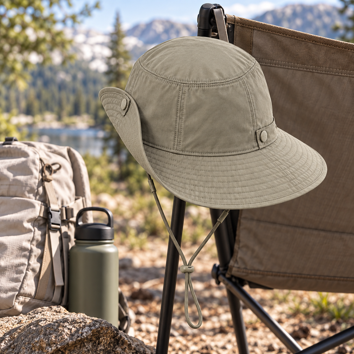 Convertible Snap-Brim Sun Hat