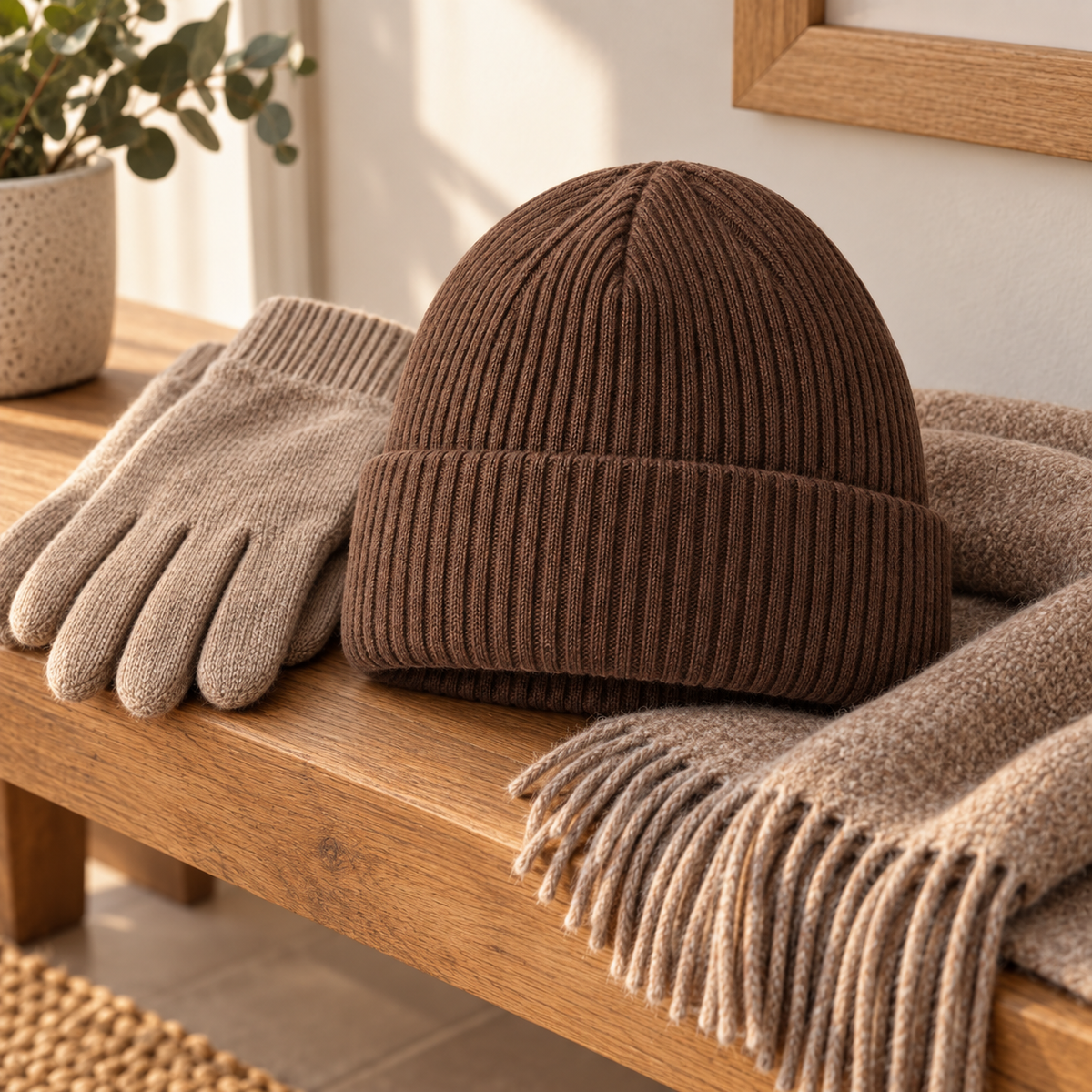 Ribbed Cuff Beanie